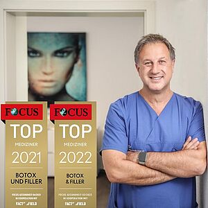Top Mediziner Focus Ärzteliste 2022 | Faltenbehandlung | Dr. Karl Schuhmann