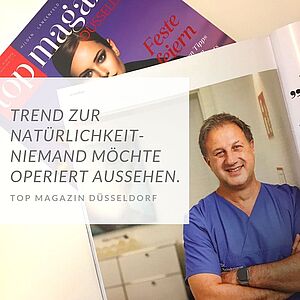 TOP Magazin Düsseldorf, Dr. Karl Schuhmann, Faltenbehandlung, Herbst 2019